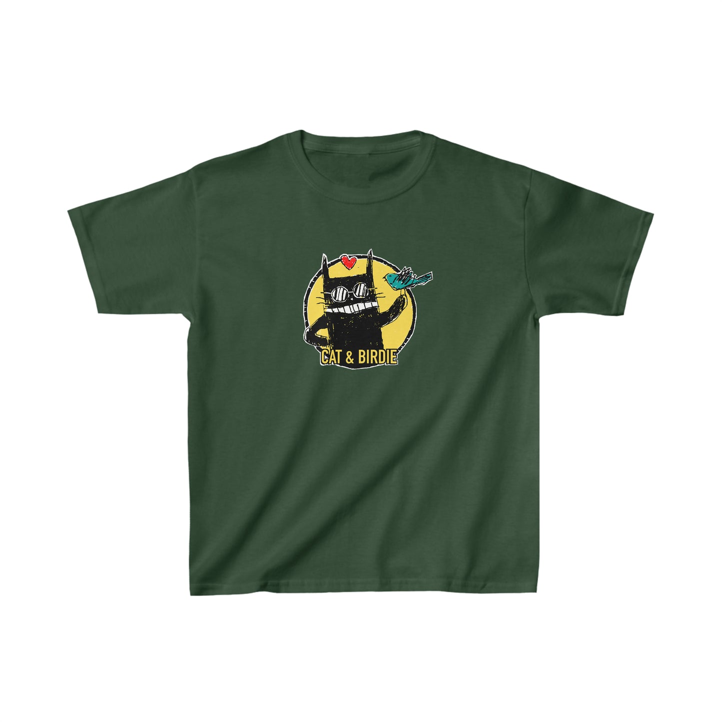 Cat&Birdie  Kids Heavy Cotton™ Tee